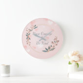 勇気を持って優しいシンデレラになる ラージ壁時計 (ホーム)