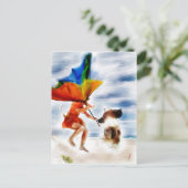 勇気を持って行動する ポストカード (スタンド正面)