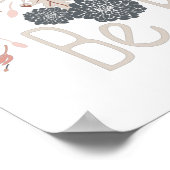 勇気を持って親切なグレーピーチフローラ ポスター (角)