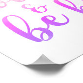 勇気を持って親切になる引用文タイポグラフィポスター ポスター (角)