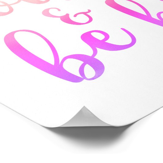 勇気を持って親切になる引用文タイポグラフィポスター ポスター (角)