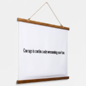 勇気ウッドトップウォールタペストリー 吊り下げ型タペストリー (傾斜あり)