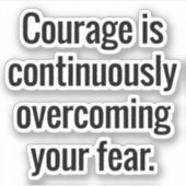 勇気カスタム付きビニールシール シール (正面)