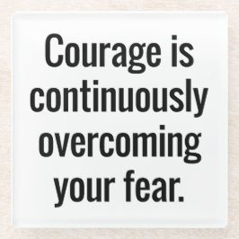 勇気ガラスコアスター ガラスコースター