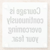 勇気ガラスコアスター ガラスコースター (裏面)