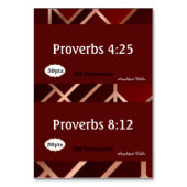 勇気ゲーム用カード テーブルナンバー (裏面)