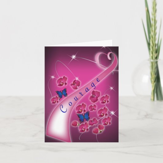 勇気ノートカード乳がんの寄付 カード (正面)