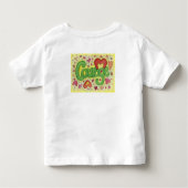 勇気ハートワードアーカスタムトTシャツ トドラーTシャツ (裏面)