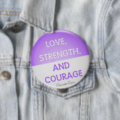 勇気バッジ膵がん（紫） 缶バッジ (インサイチュ)