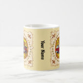 勇気ファイアトラックカスタムの消防士のマグ コーヒーマグカップ (中央)