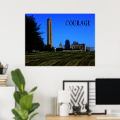 勇気ポスタやる気を起こさせるー ポスター (ホームオフィス)