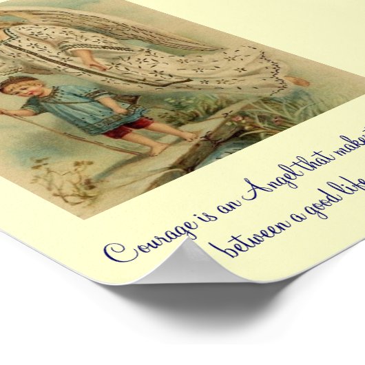 勇気ポスター ポスター (角)