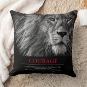 勇気リオンやる気を起こさせる感動的 クッション (ブランケット)