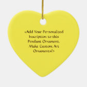 勇気ワードアートカスタムホリデーギフトオーナメント セラミックオーナメント (裏面)