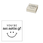 勇気付けられるあなたは素晴らしい先生 ラバースタンプ (押印)