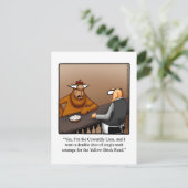 勇気付けられるおもしろいユーモアはがき ポストカード (スタンド正面)