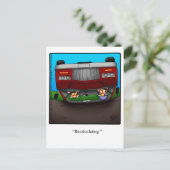 勇気付けられるおもしろいユーモアはがき ポストカード (スタンド正面)