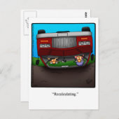 勇気付けられるおもしろいユーモアはがき ポストカード (正面/裏面)