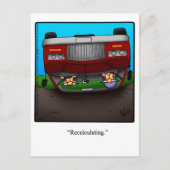 勇気付けられるおもしろいユーモアはがき ポストカード (正面)