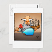 勇気付けられるおもしろいユーモアはがき ポストカード (正面/裏面)