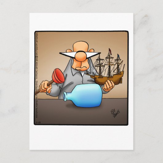 勇気付けられるおもしろいユーモアはがき ポストカード (正面)