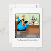 勇気付けられるおもしろいユーモアはがき ポストカード (正面/裏面)