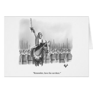 勇気付けられるおもしろいユーモア用グリーティングカード