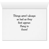 勇気付けられるおもしろいユーモア用グリーティングカード (内部横(下))