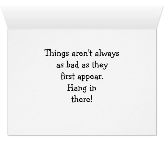 勇気付けられるおもしろいユーモア用グリーティングカード (内部横(下))