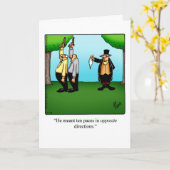 勇気付けられるおもしろいユーモア用グリーティングカード カード (黄色い花)