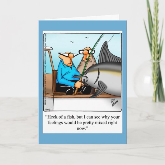 勇気付けられるおもしろいユーモア用グリーティングカード カード (正面)