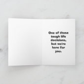 勇気付けられるおもしろいユーモア用グリーティングカード カード (内部)