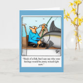 勇気付けられるおもしろいユーモア用グリーティングカード カード (黄色い花)