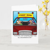 勇気付けられるおもしろいユーモア用グリーティングカード カード (黄色い花)