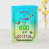 勇気付けられるがん患者の制御神 カード (黄色い花)