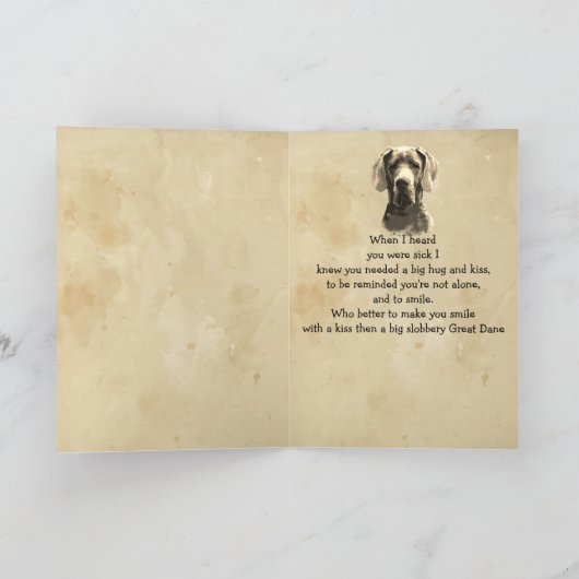 勇気付けられるが元気に愛を送り込む カード (内部)