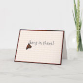 勇気付けられるつるが入った カード (正面)