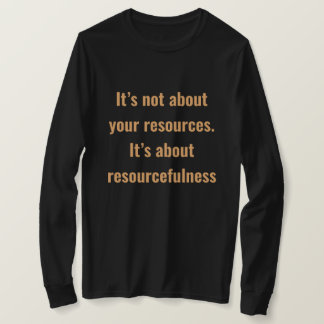勇気付けられるでのT-Sシンプルに関する文字のある言葉 Tシャツ