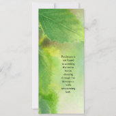 勇気付けられるとインスピレーションのためのカード。 招待状 (正面)