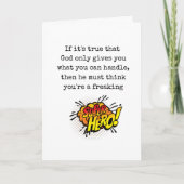 勇気付けられるとサポートカード カード (正面)