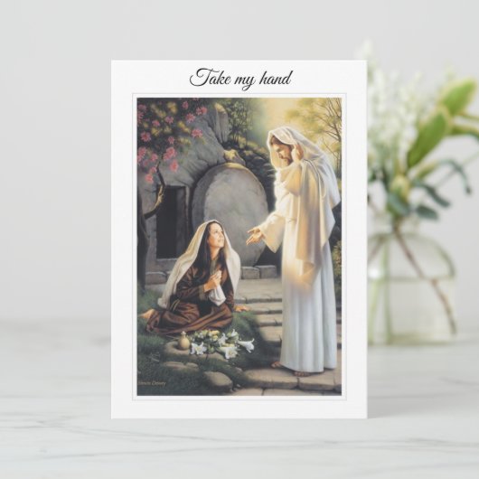 勇気付けられると信仰のカード サンキューカード (スタンド正面)