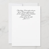 勇気付けられると信仰のカード サンキューカード (裏面)