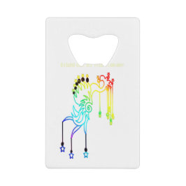 勇気付けられると実績 クレジットカード栓抜き