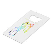 勇気付けられると実績 クレジットカード栓抜き (正面アングル)