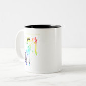 勇気付けられると実績 ツートーンマグカップ (正面左)