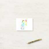 勇気付けられると実績 ポストイット (デスク上)