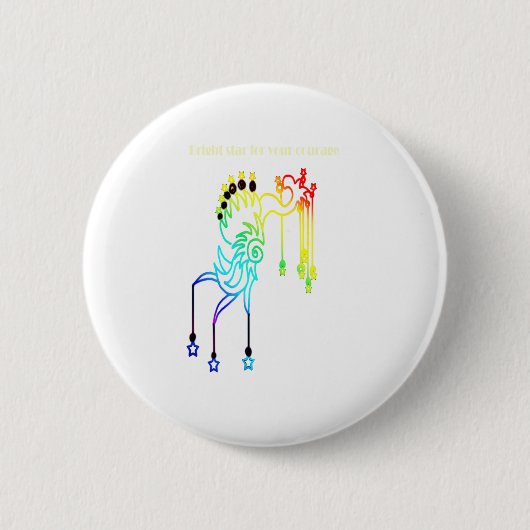 勇気付けられると実績 缶バッジ (正面)