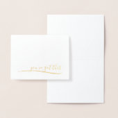 勇気付けられるのこのカードを持っています 箔カード (ディスプレー)