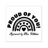 勇気付けられるの単語賛美採点先生 セルフインキングスタンプ (デザイン)