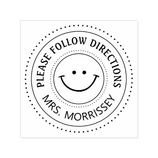 勇気付けられるの後を追指示先生 セルフインキングスタンプ (デザイン)